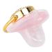 Luxurious Rhinestone Baby Pacifier - Soft Silicone Nipple for Breastfeeding - Ultra-Light & Portable (Pink) - Buy Online on GoSupps.com