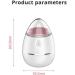 Sonic Vibrating Facial Cleansing Brush - 2 Brush Heads with 4 Modes IPX6 Waterproof Wireless Charging for Face Cleaning Exfoliating and Massaging Egg Shape White - Buy Online on GoSupps.com