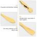 Metal Eye Cream Applicator Stick and Mini Spoon Spatula Set - Zinc Alloy Makeup Tool for Facial Massage and Cream Application (Gold) - Buy Online on GoSupps.com