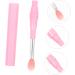 Outanaya 6pcs Silicone Lip Brush Lip Wands Makeup Eyeshadow Makeup Brush Covers Abs - Buy Online on GoSupps.com