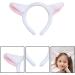 Miaija 4Pieces Sheep Ears Headband White and Pink Animal Headband Cartoon Alice Band Fancy Dress Accessories for Kids - Buy Online on GoSupps.com
