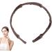 Eventerde Folded Hair Bands Foldable Hair Bands Foldable Travel Headband Telescopic Foldable Headband Stylish Foldable Headband Multi-Purpose Hair Accessories for Women and Girls Light coffee - Buy Online on GoSupps.com