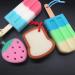 Healeved 3Pcs Ice Cream Shaped Bath Sponge Set - Shower Body Scrubber & Rubbing Towel - Random Style - Size 1 - Buy Online on GoSupps.com
