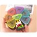 Round Portable Pill Box - Multicolor Week Planner | 7-Sided Medicine Organizer for Daily Reminders - Shop Internationally - Buy Online on GoSupps.com