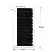 180 Pcs 4x0.8 cm Hair Extension Tape Tabs - Double Sided Replacement Tapes - Black - Buy Online on GoSupps.com
