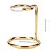 Premium Stainless Steel Shaving Brush Stand & Razor Holder - Lightweight Space Saver for Daily Shaving | International Shipping Available - Buy Online on GoSupps.com