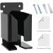 Harilla Wall Bracket for Men's Electric Razors - Acrylic Holder Two Installations Black - Perfect for Shower - Buy Online on GoSupps.com