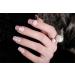 Mezerdoo 24Pcs Luxury Shiny Diamond Bride Nail Art Pre-design Bowknot Grid Floral False Nails with Glue Sticker Short Full Cover Fake Nail (AL14) - Buy Online on GoSupps.com