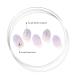 ohora Semi Cured Gel Nail Strips in Mirage - Salon-Quality, Long Lasting, Easy Application - Works with UV Lamps - Includes 2 Prep Pads, Nail File & Wooden Stick - Buy Online on GoSupps.com