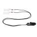 Hearing Aid Clip Holder Hearing Aid Clip for Elderly Fashionable Flexible Black (Binaural)