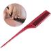 Teasing Comb 3 Rows of Teeth Tail Comb for Volume and Styling Precision(Red) - Buy Online on GoSupps.com