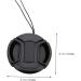 Milisten 4 Pcs Camera Lens Cover Centre Pinch Lens Cover Lens Cap Camera Lenses Camera Lens Lid Shots Lens Protector Lens Hood Cap Camera Body Cap Camra Back Cover Plastic SLR Camera Black 5.5X5.5CM - Buy Online on GoSupps.com