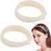 Simple Headbands for Women & Girls - 20 Pack Thin No Teeth Hair Bands - White Hair Accessories - Buy Online on GoSupps.com