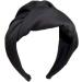Minkissy Wide Headband Twist Knotted Turban Hairband Hair Accessories for Women Ladies Black - Buy Online on GoSupps.com