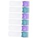 iplusmile Lot de 6 Flacons Applicateurs Peigne 100 Ml Plastique Vert Fonc et Violet Fonc pour Coloration et Huile Capillaire Usage Professionnel et Particulier pour Teinture