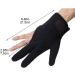 Heat Resistant Gloves for Hair Styling Professional Heat Resistant Protection Gloves for Hair Styling Curling Wand Flat Iron Unisex Anti-hot Insulation Three Finger Glove (black) - Buy Online on GoSupps.com