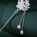 HangErFeng Silver Hairpin Hanfu Accessories Flower Butterfly Hairclip 604 - Buy Online on GoSupps.com