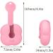Powder Puff Holder Powder Puff Silicone Container Soft with Buckle Small Storage Box for Bracelet Cotton Pad Powder Puff Jewelry Pink - Buy Online on GoSupps.com