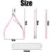 3 Pieces of Nail Trimming Tools Stainless Steel Cuticle Cutter Cuticle Trimming Tool Set Cuticle Push Knife and Cutter Suitable for Fingernails and Toenails - Buy Online on GoSupps.com