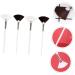 12 Pieces Brush Lipstick Brush Salon Brush Tool Applicator Beauty Brush for Face Cosmetics Face Cleaning Brush Apply for Miss - Buy Online on GoSupps.com