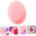 Housoutil Makeup Brush Scrub Pad Scrubber Brush Cleaning Bowl Foldable Bowl Silicone Brush Cleaning Pad Folding Silicone Bowl Makeup Accessories Brush Cleaning Tool Silica Gel Pink - Buy Online on GoSupps.com