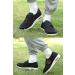 Yibobay Diabetic Shoes for Men - X-Wide Elderly Walking Shoes (11-11.5, Black) - Buy Online on GoSupps.com