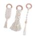 Safigle Cotton Baby 6-Piece Set | Wooden Bite Toys & Teething Sticks | Handmade Infant Pacifiers | Natural Beech Cotton Rope - Buy Online on GoSupps.com