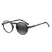 Near Far Multifocal Progressive Men Black Transparent Retro Round Acetate Transition Photochromic Reading Glass 0 distance 175 reading Black