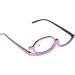 Magnifying Eye Make Up Glasses Cosmetic Eye Glasses with Case Flip Down Cosmetic Reading Glasses Spectacles for Women (+3.00) - Buy Online on GoSupps.com