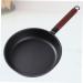 ABOOFAN Pan Mini Wok Egg Frying Skillet Stainless Steel Wok Mini Griddle Cooking Pot Stainless Steel Cooking Utensils No Stick Stainless Steel Cookware Wooden Omelette Plate Flat - Buy Online on GoSupps.com