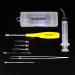 Earlywish Upgraded 6.75" Long Tonsil Stone Removing Tool Kit Tonsil Pick LED Light w/Box + Irrigation Syringe + Long Clip for Home Oral Clean (Yellow) - Buy Online on GoSupps.com