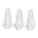 BUTIFULSIC 3 Pcs Vegetable Fruit Mold Cucumber Cucumber Molding Mold Fruit Shape Planter Watermelon Shaper Tool Heart Shape Cucumber Mold Planting Mold Vegetable Mold 20x5.5cm Transparent