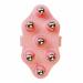 Gloves Massage base palm -shaped massage roller with metal balls manual body care tools for women pink metal roller massager111