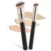 Kabuki Brush Set 2 Size Pro Foundation Brush Under Eye Concealer Brush Flawless Concealer Brush Contour Brush Dense Synthetic Professional Makeup Brush Set (170+270)