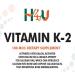 H4U Vitamin K-2 (MK7) Veg Capsules Support Bone Health 100 mcg 60 Count - Buy Online on GoSupps.com