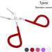 1pc Eyebrow Tweezer Stainless Steel Scissors Shaped Tweezer Slant Tip Tweezer Clip Hair Tweezer Beauty Tool(color Random) - Buy Online on GoSupps.com