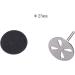 100pcs Sandpaper Disc + 1pcs Metal Bit | Pedicure Sanding Disc for Dead Skin Callus | Electric Foot File | #150 Grit (Medium) - Buy Online on GoSupps.com