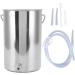 Fdit Stainless Steel Enema Bucket Kit - Eco-Friendly Detox Equipment for Comfortable Use - International Shipping Available - Buy Online on GoSupps.com