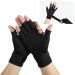 Arthritis Compression Gloves Fingerless Gloves Compression Fingerless Gloves For Copper Carpal Wrist Gloves Adjustable Copper Pain Relief Strap Tunnel Dearthritis