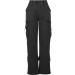 Feancey Women's Black Cargo Pants - Low Waist Wide Leg Trousers for Casual Streetwear - Buy Online on GoSupps.com