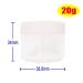 Greatforu 16-Piece Transparent Cosmetic Container Set - 20g Jars with Lids Mini Spatulas & Labels for Creams Lip Balm and Lotions - Ideal for Sampling & Travel - Buy Online on GoSupps.com