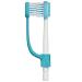 ToothShower Irrigating Dual-Head Toothbrush Suite Accessory  Replacement Toothbrush Heads and Other Water Pick Accessories  Oral Irrigator for Teeth with or Without Braces  Teeth Cleaning Tool (Blue)