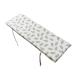 Comfortable Long Bench Cushion Pad Rectangle Long Stool Mat 2 or 3 Seater Not-Slip Settee Cushion with Ties for Patio Furniture Swing Chair