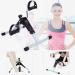 Uten Folding Pedal Exerciser Mini - Portable Under Desk Exercise Bike with LCD Monitor - Silver - Buy Online on GoSupps.com
