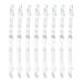 XIKSJW 8 Pieces Mask Extension Back of the Head Mask Hook Mask Holder Neck Adjustable Mask Strap (White)
