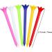 KISEER 100 Pack Assorted Colors 2 3/4 Inch Plastic Golf Tees - Professional Durable Bulk Tees in Random Colors - Buy Online on GoSupps.com