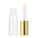 Mini Refillable Empty Lip Gloss Tubes Lipstick Container Dispenser Gold Portable For Traveling