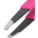 Eyebrow Tweezer Slant Pointed Precision Tweezers for Eyebrows and Ingrown Hair Removal Black Stainless Steel Portable Professional Eyebrows Trimming Tool for Women and Men - Buy Online on GoSupps.com