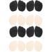 Mobestech 8 Pairs Sponge Forefoot Pad Cushions for High Heels Girl Heels Jewelry Cleaner Shoe Pads for Women Shoes Rubber Shoe Inserts Shoes Pads Net Women's Invisible Shoe Clip