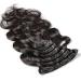 Mila 24-inch Clip-In Human Hair Extensions - 100% Remy Wavy Body Wave 7 Wefts 120g - International Shipping Available - Buy Online on GoSupps.com